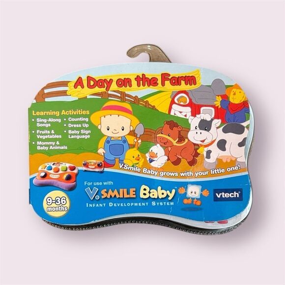 VTECH V. Smile Baby A Day On The Farm Sealed Cartridge *NEW* - Picture 1 of 4